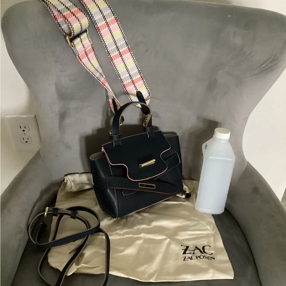 Small Zac Posen crossbody purse.